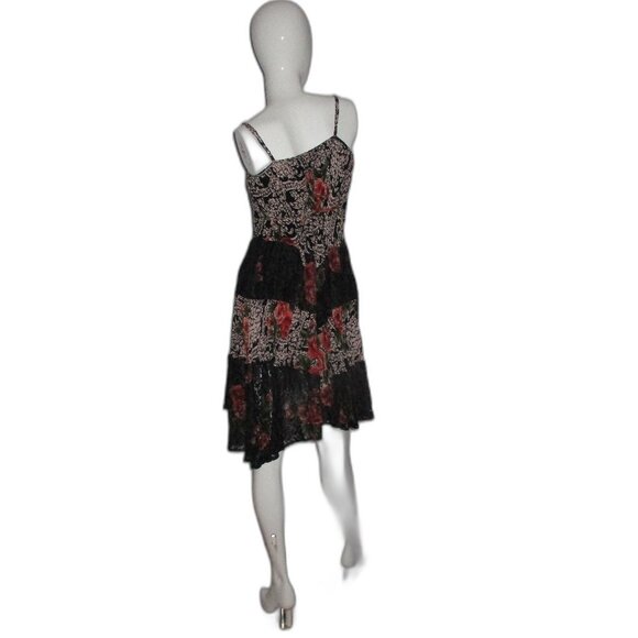 🌹Boho Patchwork Floral Dress by Capricorn – Size L🌹 - Picture 5 of 11